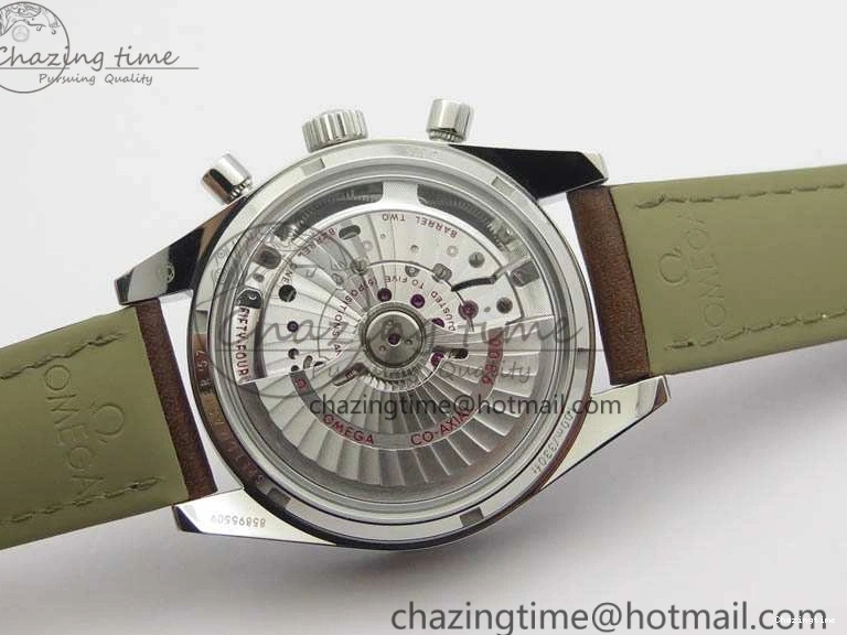 1221 Speedmaster ’57 Co-Axial OMF 1:1 Best Edition White Dial Silver Markers A9300 (Free Leather Strap) Efficient 8133